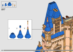 LEGO 43222 instructions page 230 – build guide