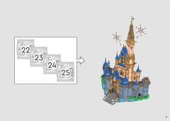 LEGO 43222 instructions page 3 – build guide