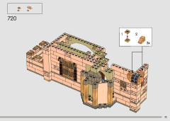 LEGO 43222 instructions page 73 – build guide