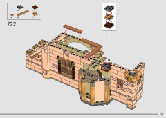 LEGO 43222 instructions page 75 – build guide