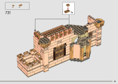 LEGO 43222 instructions page 85 – build guide