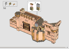 LEGO 43222 instructions page 95 – build guide