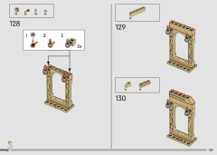 LEGO 43222 instructions page 129 – build guide