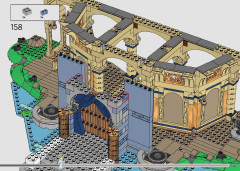 LEGO 43222 instructions page 155 – build guide