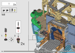LEGO 43222 instructions page 166 – build guide