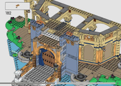 LEGO 43222 instructions page 181 – build guide