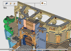 LEGO 43222 instructions page 183 – build guide