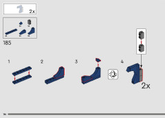 LEGO 43222 instructions page 184 – build guide