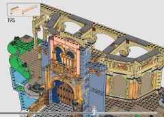 LEGO 43222 instructions page 195 – build guide
