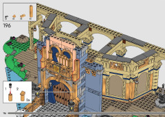 LEGO 43222 instructions page 196 – build guide