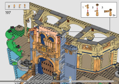 LEGO 43222 instructions page 197 – build guide