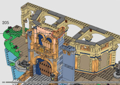 LEGO 43222 instructions page 200 – build guide