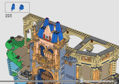 LEGO 43222 instructions page 209 – build guide