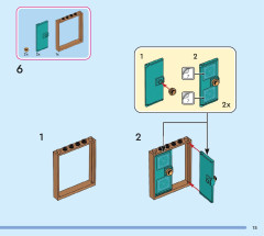 LEGO 43224 instructions page 15 – build guide