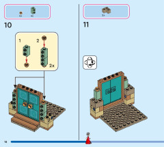 LEGO 43224 instructions page 18 – build guide