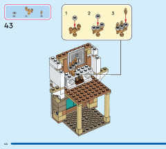 LEGO 43224 instructions page 44 – build guide