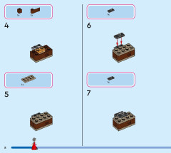LEGO 43224 instructions page 8 – build guide