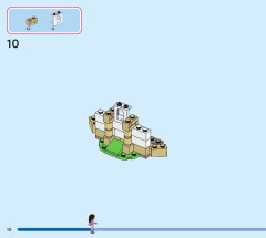 LEGO 43224 instructions page 10 – build guide