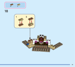 LEGO 43224 instructions page 19 – build guide