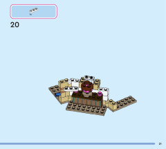 LEGO 43224 instructions page 21 – build guide