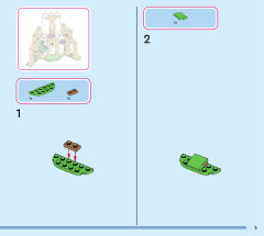 LEGO 43224 instructions page 3 – build guide