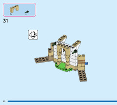 LEGO 43224 instructions page 32 – build guide