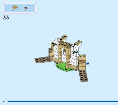 LEGO 43224 instructions page 34 – build guide