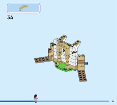 LEGO 43224 instructions page 35 – build guide