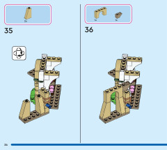 LEGO 43224 instructions page 36 – build guide