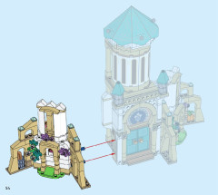 LEGO 43224 instructions page 54 – build guide