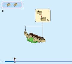 LEGO 43224 instructions page 6 – build guide