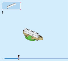 LEGO 43224 instructions page 8 – build guide