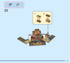 LEGO 43224 instructions page 21 – build guide
