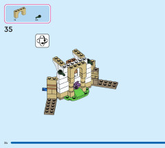 LEGO 43224 instructions page 34 – build guide