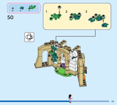 LEGO 43224 instructions page 45 – build guide
