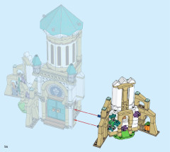 LEGO 43224 instructions page 56 – build guide