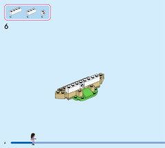 LEGO 43224 instructions page 6 – build guide