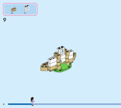 LEGO 43224 instructions page 8 – build guide