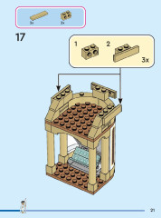LEGO 43224 instructions page 21 – build guide