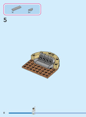 LEGO 43224 instructions page 8 – build guide