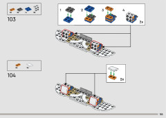 LEGO 43225 instructions page 105 – build guide