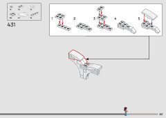 LEGO 43225 instructions page 307 – build guide