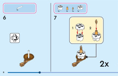 LEGO 43226 instructions page 8 – build guide