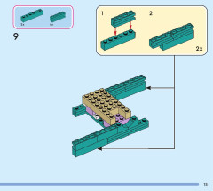 LEGO 43229 instructions page 15 – build guide