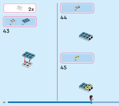 LEGO 43229 instructions page 42 – build guide