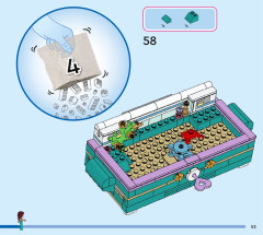 LEGO 43229 instructions page 53 – build guide