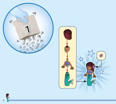 LEGO 43229 instructions page 6 – build guide