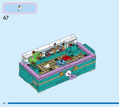 LEGO 43229 instructions page 62 – build guide