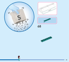 LEGO 43229 instructions page 63 – build guide