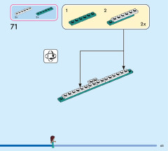 LEGO 43229 instructions page 65 – build guide